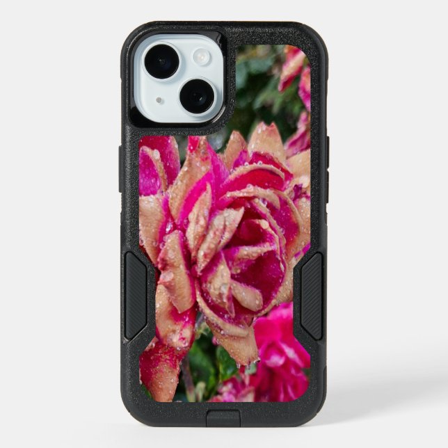 Antique Roses  iPhone 15 Case (Back)