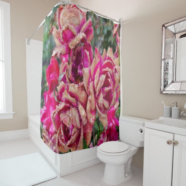 Antique Roses  Shower Curtain (In Situ)