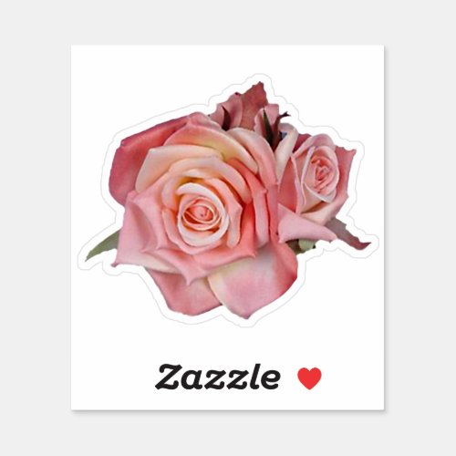 Antique Roses Sticker