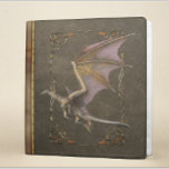 Antique Rustic Majestic Bronze Dragon 3 Ring Binder<br><div class="desc">This design was created though digital art. It may be personalized in the area provide or customizing by choosing the click to customize further option and changing the name, initials or words. You may also change the text color and style or delete the text for an image only design. Contact...</div>