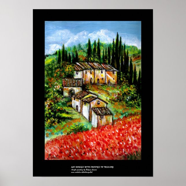 ANTIQUE RUSTIC VILLAGE IN TUSCANY POSTER (Front)
