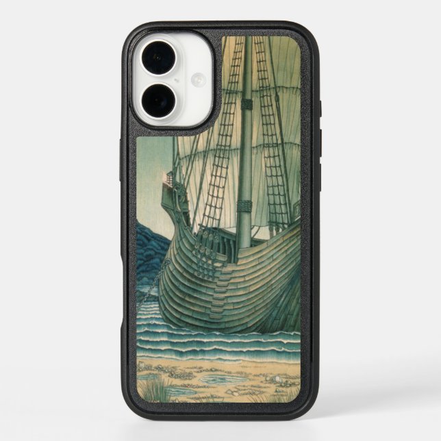 Antique Sailing Ship Otterbox iPhone Case (Back)
