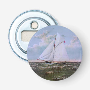 Antique Sailing Ship Sloop Yacht Sailboat Ocean Bottle Opener