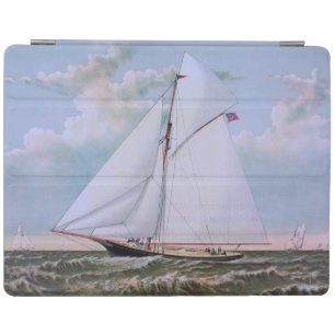 Antique Sailing Ship Sloop Yacht Sailboat Ocean iPad Smart Cover