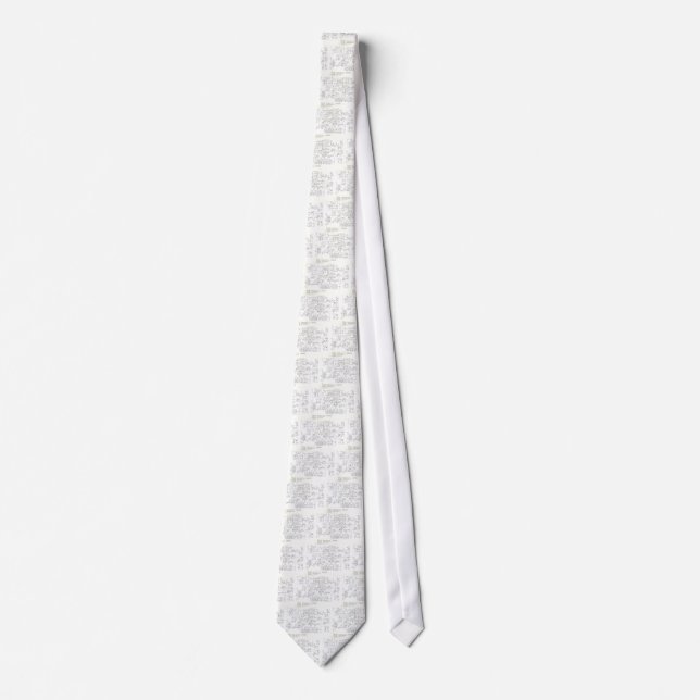Antique Schematic Neck Tie (Front)