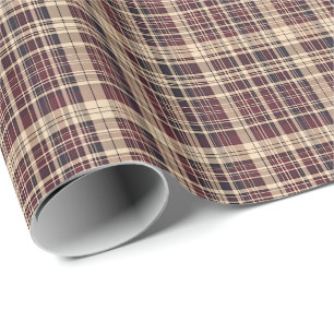 Antique Scottish Tartan  Wrapping Paper