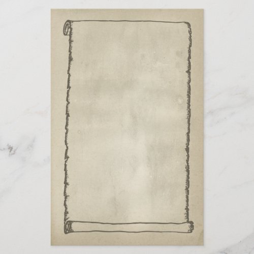 Antique Scroll Stationery Paper