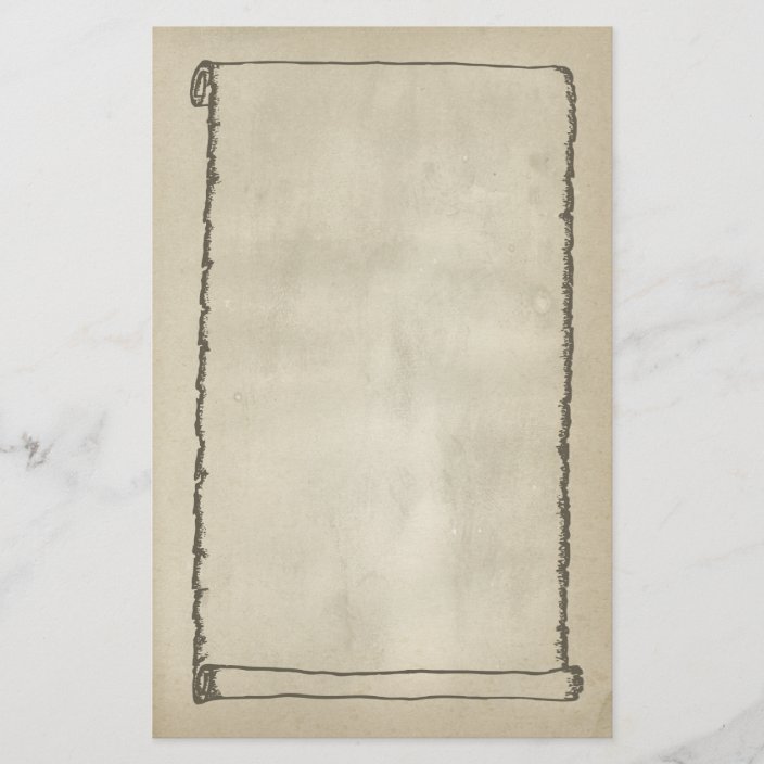Antique Scroll Stationery Paper | Zazzle.com