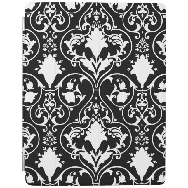 Antique scroll wallpaper 2 iPad smart cover (Front)