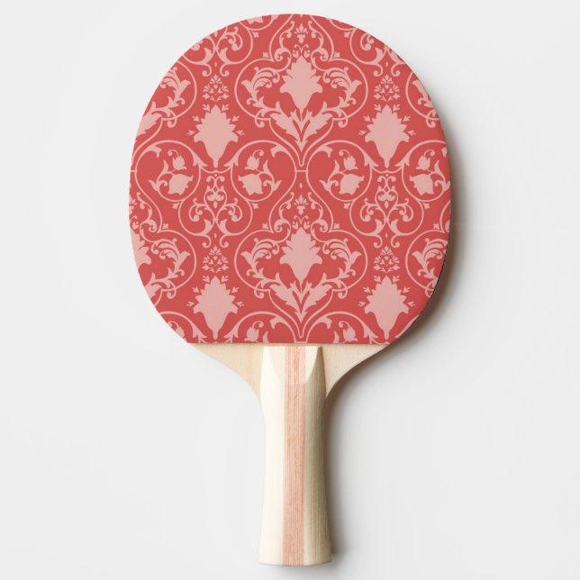 Antique scroll wallpaper 2 Ping-Pong paddle (Front)
