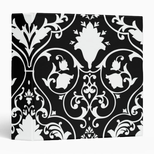 Antique scroll wallpaper binder (Front/Spine)