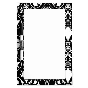 Antique scroll wallpaper Dry-Erase board