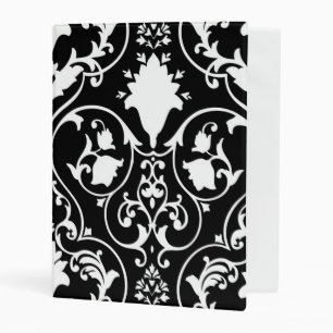Antique scroll wallpaper mini binder