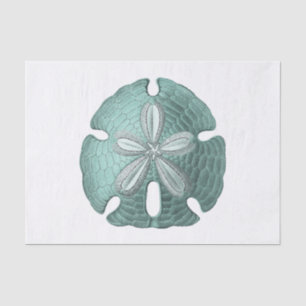 Antique Sea Sand Dollar Illustration Tissue Paper