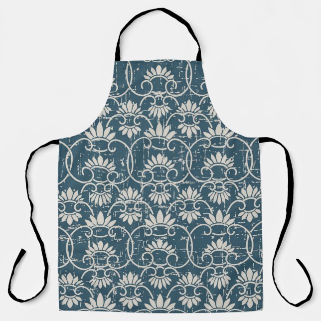 Antique Seamless retro worn out background retro C Apron (Front)