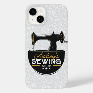 Antique Sewing Machine ADD NAME Seamstress Tailor  Case-Mate iPhone 14 Case
