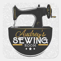 Sewing Notions for Dressmaking Sticker, Zazzle