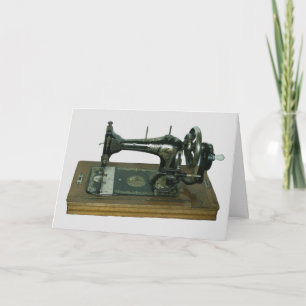 ANTIQUE SEWING MACHINE BIRTHDAY CARDS
