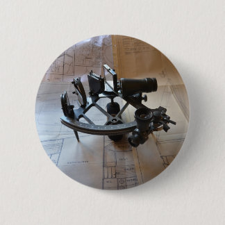 Antique Sextant Pinback Button