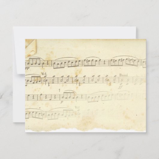 Antique Sheet Music (Front)