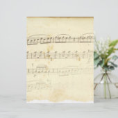 Antique Sheet Music (Standing Front)