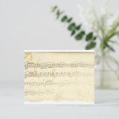 Antique Sheet Music (Standing Front)