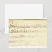 Antique Sheet Music (Front/Back)