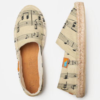 Antique Sheet Music Espadrilles