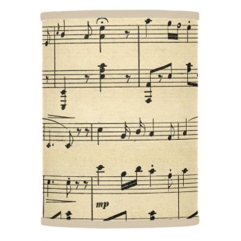 Antique Sheet Music Lamp Shade by LwoodMusic at Zazzle