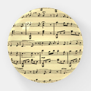 Antique Sheet Music Paperweight