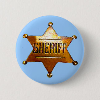 Antique Sheriff's Badge  Button