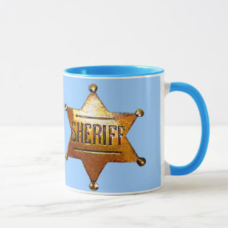 Antique Sheriff's Badge  Mug