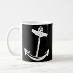 Antique Ship Anchor Preppy    Coffee Mug