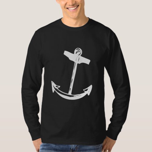 Antique Ship Anchor Preppy    T_Shirt
