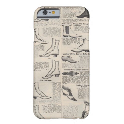 Antique Shoe Advertising Catalog Barely There iPhone 6 Case