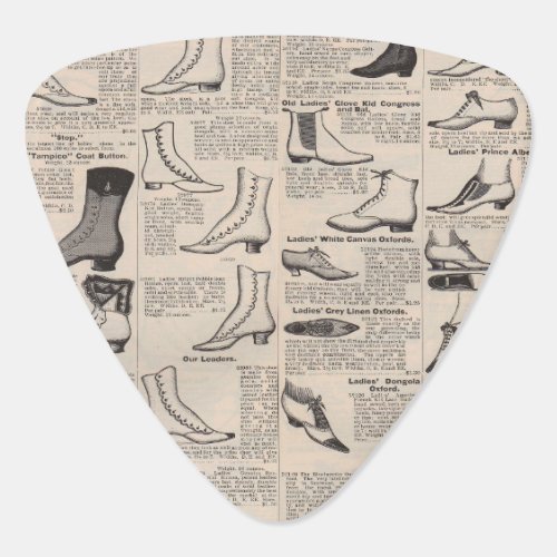 Antique Shoe Advertising Catalog Guitar Pick