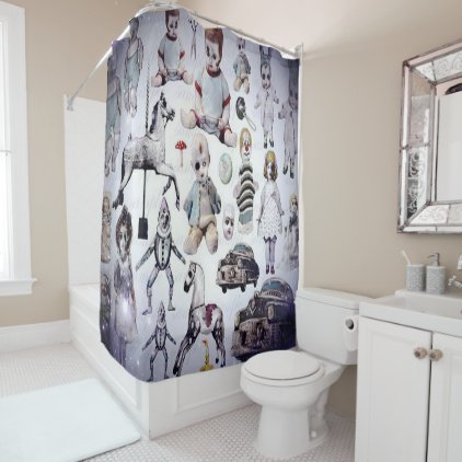 Antique Shower Curtain