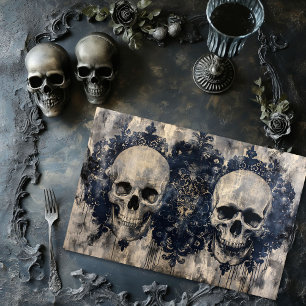 Antique Skullcraft Decoupage Tissue Paper