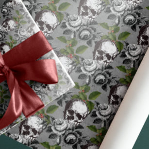 Retro Horror Christmas Wrapping Paper – Spooky Cat Press