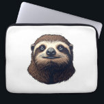 Antique Sloth Illustration Vintage Tee (2) Laptop Sleeve<br><div class="desc">Antique Sloth Illustration Vintage Tee (2)</div>