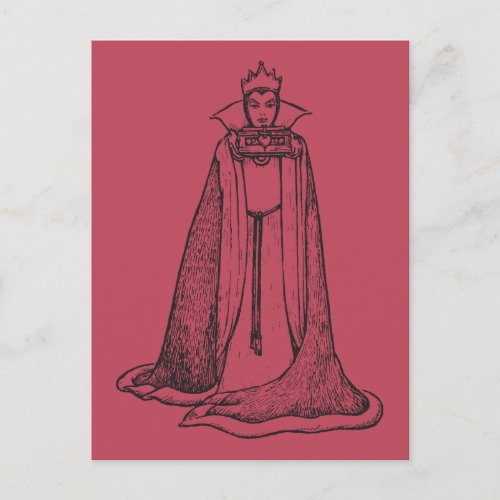 Antique Snow White  Queen Postcard