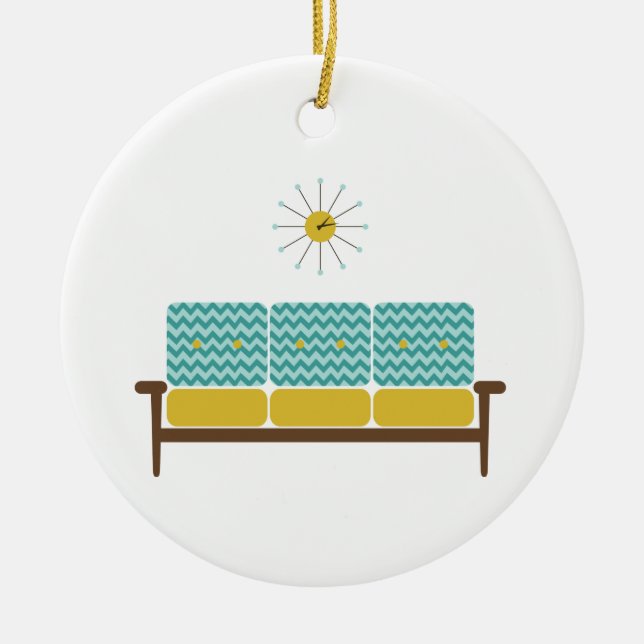 Antique Sofa Ceramic Ornament (Front)