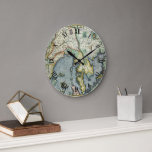 Antique Southeast Asian Map by Mercator / Hondius Clock