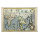 Antique Southeast Asian Map by Mercator / Hondius Cloth Placemat