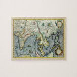 Antique Southeast Asian Map by Mercator / Hondius Jigsaw Puzzle