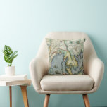 Antique Southeast Asian Map by Mercator / Hondius Throw Pillow