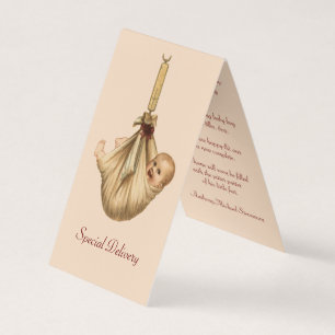 Antique"Special Delivery" Birth Announcement