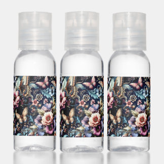 Antique Spring Flowers and Butterflies  Hand Sanitizer