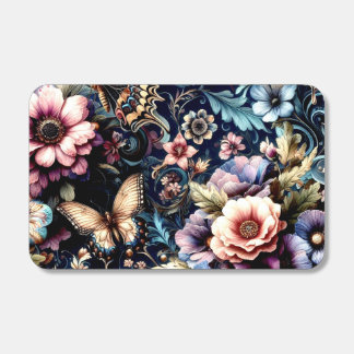 Antique Spring Flowers and Butterflies  Matchboxes