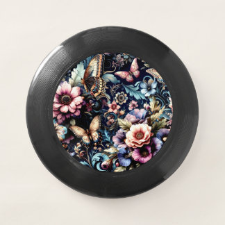 Antique Spring Flowers and Butterflies  Wham-O Frisbee